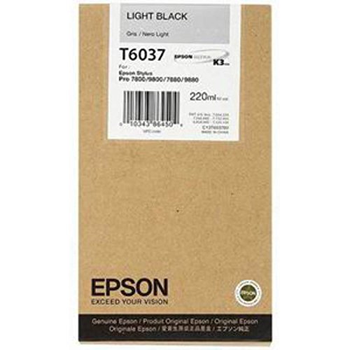 Cartouche Epson noir clair 220 ml pour imprimantes Stylet Pro 7880 9880 7800 9800