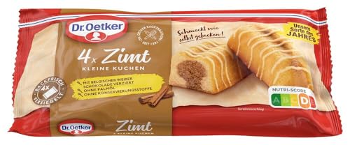 Dr. Oetker Fertige kleine Kuchen „Unsere Sorte des Jahres“ Zimt, 5er Pack, 5x 4 Küchlein à 35 g, Rührkuchen mit Zimt, einzeln verpackt, für die kurze Pause zwischendurch