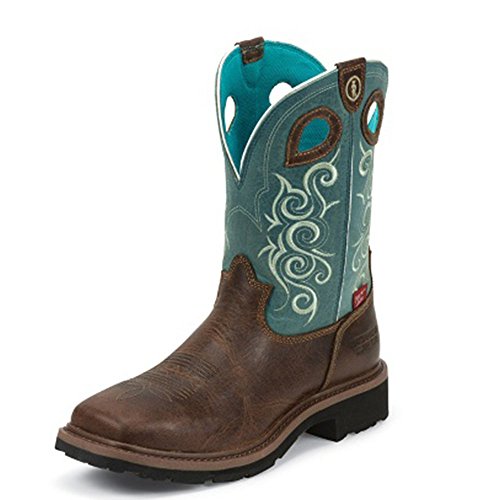 Tony Lama Women's Gladewater 10" Height (RR3401L) | Foot Saddleback Brown | Pullon