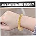 MOKKHNB 6pcs Mens Metal Spring Bracelet Arm Garters for Men Women Cufflinks for Men Sleeve Holders for