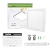 Oeegoo LED Lámpara de techo, 18W 1530LM Plafón de Techo Cuadrado, Ultrafino...