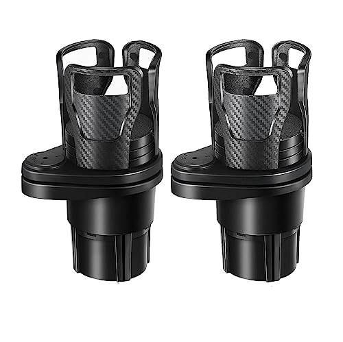 Portavasos Multifuncional Ajustable para Carro Negro