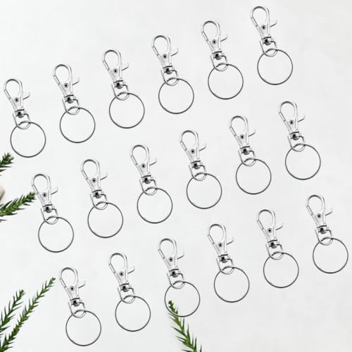 Cierres giratorios de langosta para mochilas escolares y llaveros de manualidades de 25 mm 6