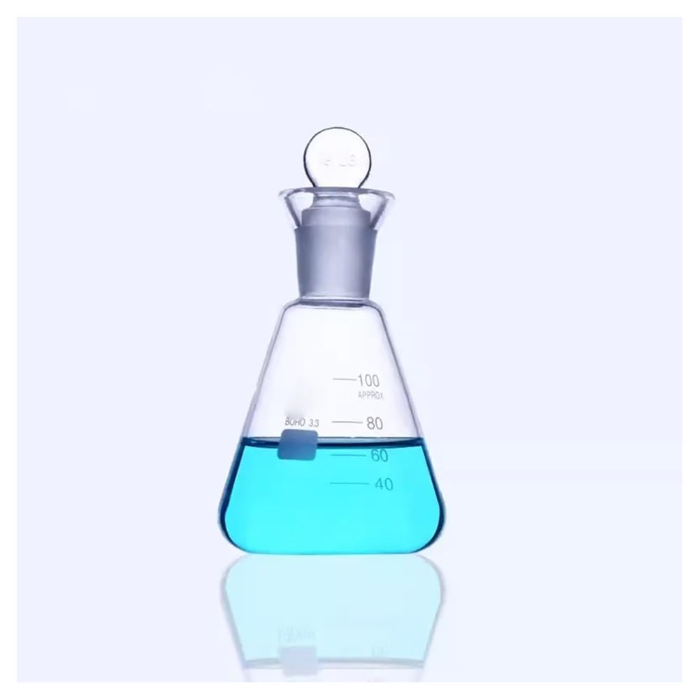 Flacon Erlenmeyer en verre avec bouchon de 50 ml à 1000 ml
