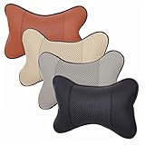 GLEAVI Atmungsaktives Nackenkissen Auto Kopfstütze Mit Ergonomischem Design Perforiert Für Bessere Belüftung Und Nackenstütze Entspannend Und Formstabil Geeignet Für Fahrer Und Beifahrer