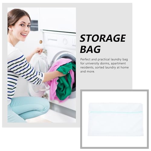 Bolsas de malla para lavandería que evitan roturas en ropa delicada de gran tamaño 8