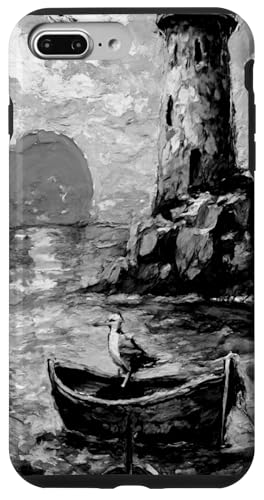 Lighthouse Sea Seagull - �C�ヂ�`�[�t �X�}�z�P�[�X iPhone 7 Plus/8 Plus �p