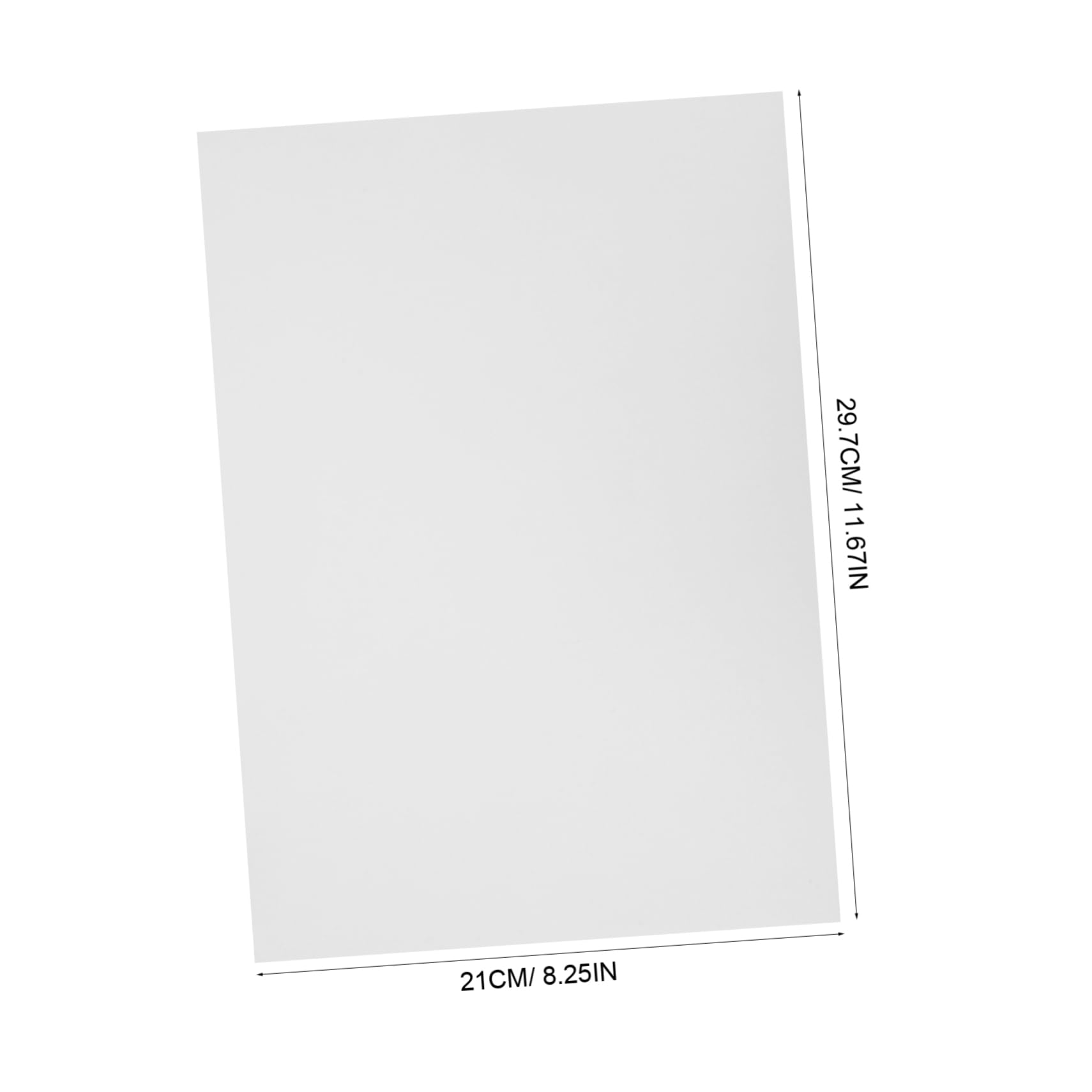 Carta per Etichette Adesive A4 Bianca, 100 Fogli, Autoadesiva | Stampabile, Resistente All'acqua, Formato DIY per Stampanti, Superficie Opaca