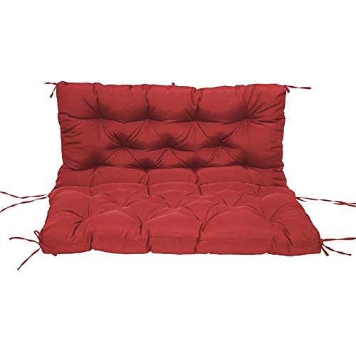Coussins souples pour banc de jardin hydrofuges et grand dossier ergonomique de remplacement
