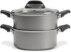 Brinox - Cozi Vapor com Tampa 1,45L Especiarias - Prata