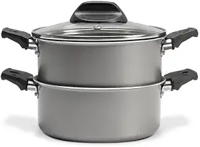 Brinox - Cozi Vapor com Tampa 1,45L Especiarias - Prata