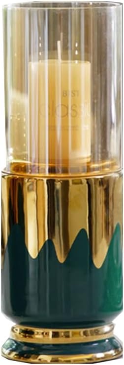 Nordic Candlestick Candlelight Dinner Props Romantic Home American Restaurant Table Candle Soft Ornaments (Color : D, Size : 8 * 31cm) (D 10 * 28cm)