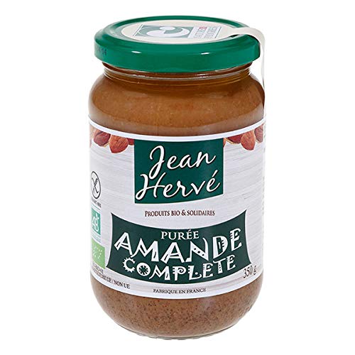 Jean Hervé - Lot de 3 purées d'amandes complètes 350g - Vendu par unité