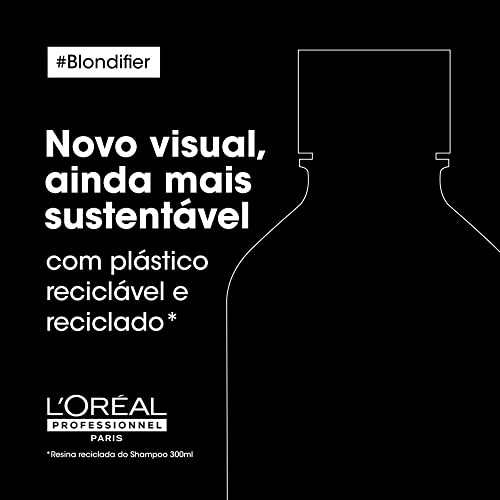 L'Oréal Professionnel Máscara Capilar Blondifier Cool, Para Cabelos Loiros e Descoloridos, Tons Ama