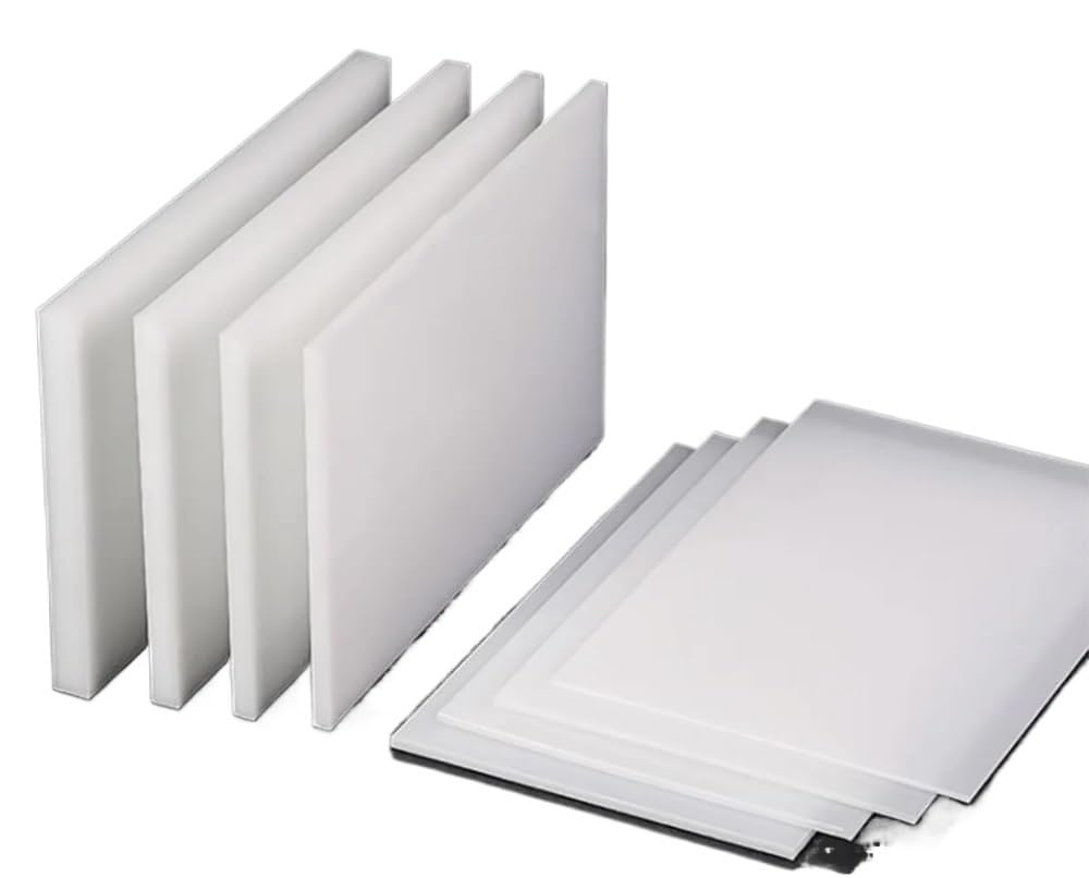 Arkusz z tworzywa sztucznego nylonowego, Arkusze polipropylenowe PP Białe różne rozmiary Grubość 1-20 mm Opakowanie zawiera wiele sztuk(150X200X5mm 2Pcs)