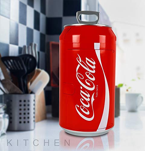 Koolatron CC06_SML Coca-Cola Mini Fridge For Bedroom Skincare Office Small Refrigerator 8 Can Capacity Portable Mini Xbox Refrigerator Dorm Fridge Red Fridge Mini Fridge thumb #8