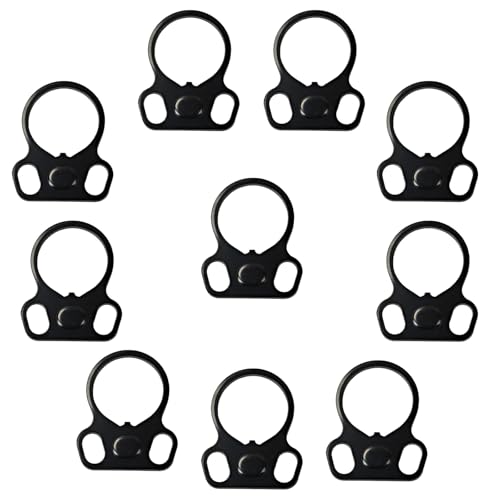 Plaque d'extrémité affleurante robuste, adaptateur ambidextre double boucle pour M4
