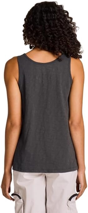 Life is Good. Women's Vintage LIG Stack Slub Easy Fit Tank, Faded Black