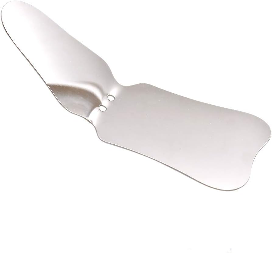 Angzhili 1 piece Dental Photography Mirrors Dental Orthodontic Mirror Stainless Steel Single Sided Photographic Occlusal Mirror,Bendable Dental Oral Mirror Intra-Oral Reflector (B type)