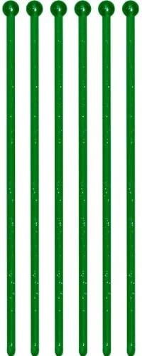 Glitz Green Glitter Drink Stirrers (24ct)