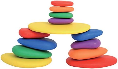 edx Education Rainbow Pebbles - Sorting and Stacking Stones (Limited Edition)