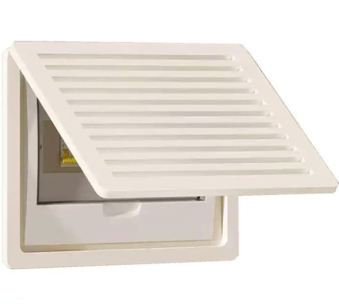 Genérico Tapa Decorativa Blanca Pura para Caja De Contador Eléctrico Tapa De Interruptor Eléctrico De 40x30 Cm Fácil De Abrir Y Cerrar Multifuncional Adecuada para Salas De Estar Y Dormitorios