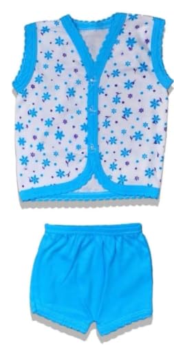 Image of Baby Jhabla and Shorts Set, Star Print, Pack of 5