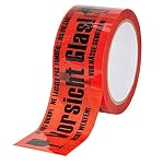 baytronic – baytronic PP Warn-Klebeband ''Vorsicht Glas'' 66m x 50mm 32μ