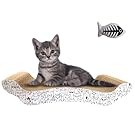 DOBLE HACHE - Scratching Cardboard Scratching Post for Cats with Catnip 42.5 x 19 x 7.5 cm + Gift