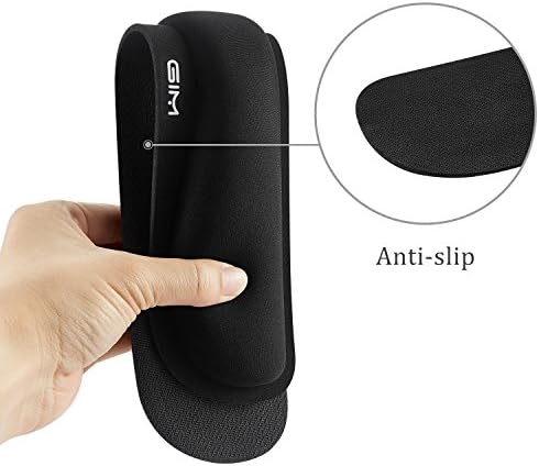 Keyboard Wrist Rest, GIM Gel Keyboard Wrist Support Mat Pad Gaming Ergonomic Memory Foam Keyboard Wrist Cushion for Gaming Computer Home Office (Keyboard Wrist Support Pad)