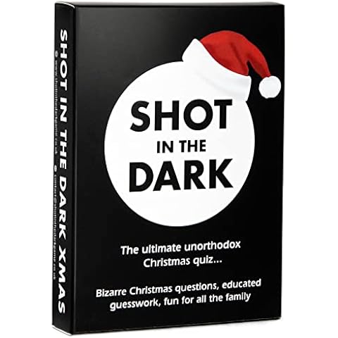 Shot in the Dark: Christmas Quiz Edition | 2+ players | Fun Family Card Game for Adults & Kids | Perfect for Playing with Family Over Christmas, Parties, Games Night, Gifts, Presents, Stocking Filler Cover