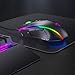 PICTEK - Ratón Gaming Programable con Retroiluminado Personalizable Compatible con Windows7/8/10/Xp/Vista, Negro