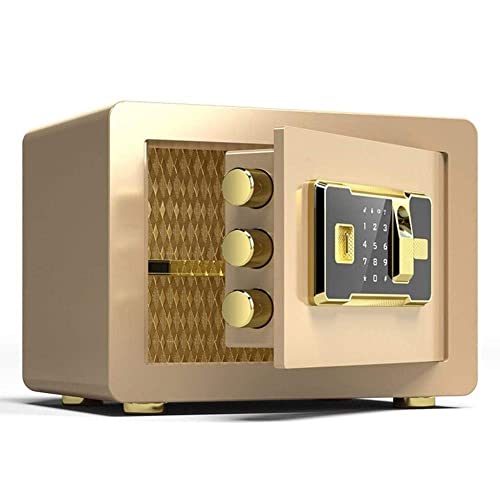 Caja fuerte digital con doble seguridad biométrica y resistencia al fuego para proteger efectivo