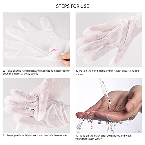 Hand Mask Moisturizing Gloves - 5 Pack, Hand Mask For Dry Skin, Spa Hand Mask Gentle Soothe And Anti Aging, Nourish Hand Care For Winter Nourishing Smoothing, Repair Rough Damaged Skin For Women Or Man (Lavender) #TOP5