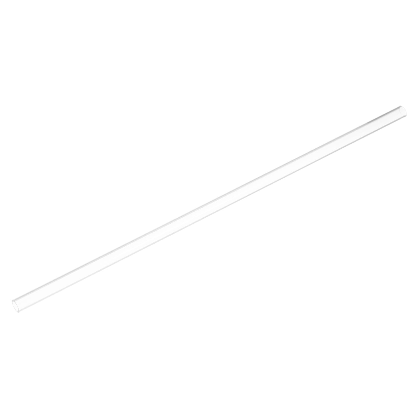 uxcell 2pcs Clear Rigid Tubing Pipe 6.8mm ID x 8.8mm OD 1Ft(305mm) Round Plastic Polycarbonate Tube