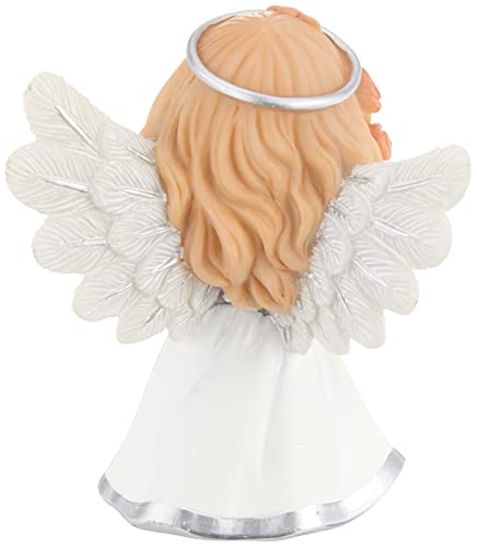 Precious Moments Inspirational Angels Forever In My Heart Resin 183428 Figurine, One Size, Multi #TOP1