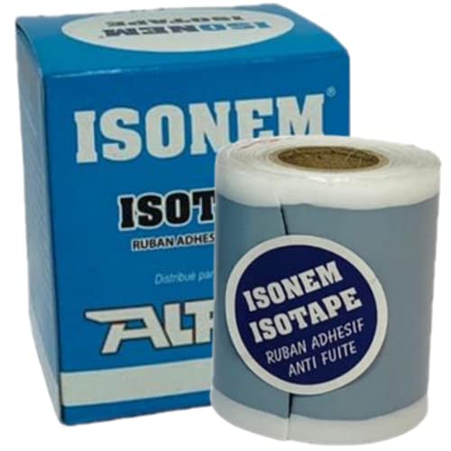 Ruban Adhésif Anti Fuites Etanche - ISONEM - ISOTAPE - Idéal pour Réparations - 50mm x 1,5M Cover