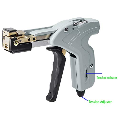 Knoweasy Stainless Steel Cable Tie Gun for Stainless Steel Cable Ties,Stainless Cable Tie Tool