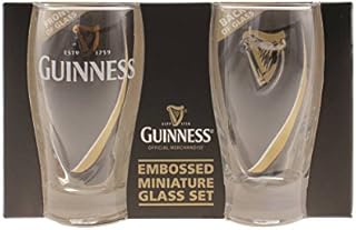Guinness Mini Gravity Pint Glass, Set of 2 - Shot Glass Size