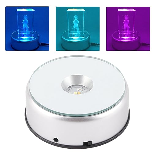 Support coloré rotatif LED pour illuminer vos décorations de salon