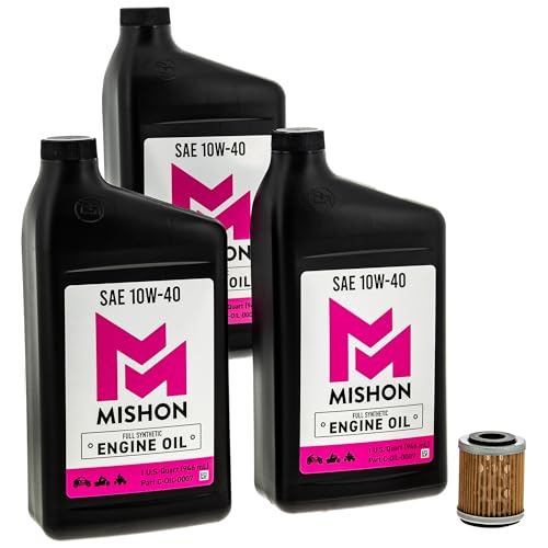 MISHON Engine Oil Change Kit for Yamaha Raptor Warrior Grizzly 350