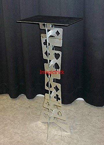 Table pliante aluminium argent tour de magie scène accessoire spectacle