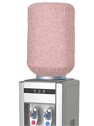 Image of Cortina Self Print Water Dispenser Bottle Can Cover | Can Protector | Elastic Closure | Polyester Material | Environmental Friendly | Digital Print | 45cm x 42cm x 43cm | 20 Liters | Beige 4