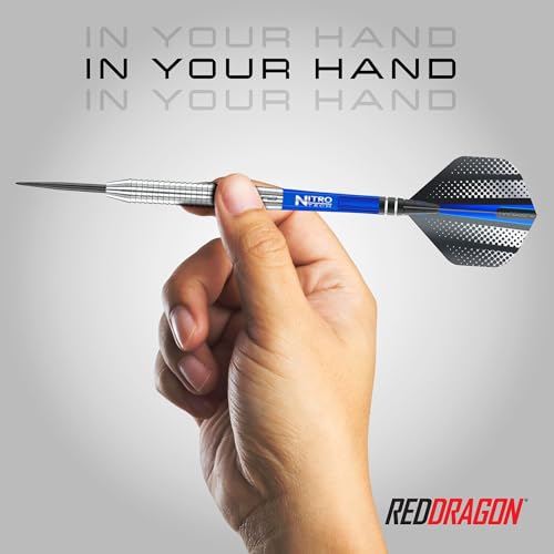 RED DRAGON Razor Edge Original Steel Dartpfeile 24 Gram Uçuşlar ve Gövdelerle Tungsten Dart Seti