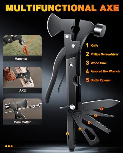 image for Jigirpoh Gifts for Men-Christmas | 21-in-1 Survival Gear & Camping Acc
