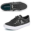 JENN ARDOR Women’s Fashion Sneakers Slip On Shoes Women Sneakers Casual Canvas with Zipper Ladies Shoes
