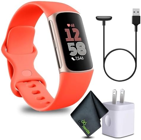 Fitbit Charge 6 Fitness Tracker Smartwatch with Heart Rate, GPS, ...