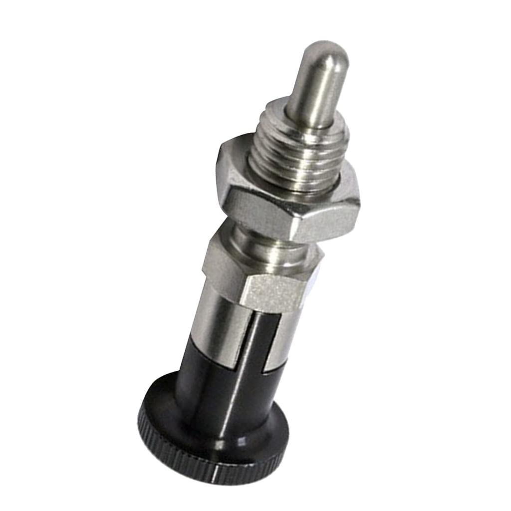 2xStainless Steel Knob Indexing Plunger Spring Locking Pin SXYKN10 M10