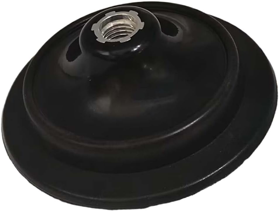 6'' Rotary Flexible Backing Pad, Hook and Loop Face Sander Polishing Buffing Pad, 5/8" Thread PU Soft Edge Polisher Buffer Plate for Car Care Detailing Finishing (6 inch)