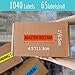 1040PCS Home Moving Labels, 16 Rolls Packing Box Stickers Water/Oil/Tear Resistant Color-Coded Moving Labels with Customized Blank Ones, Removable Without Residue Left (Each Measures 4.5” x 1”)